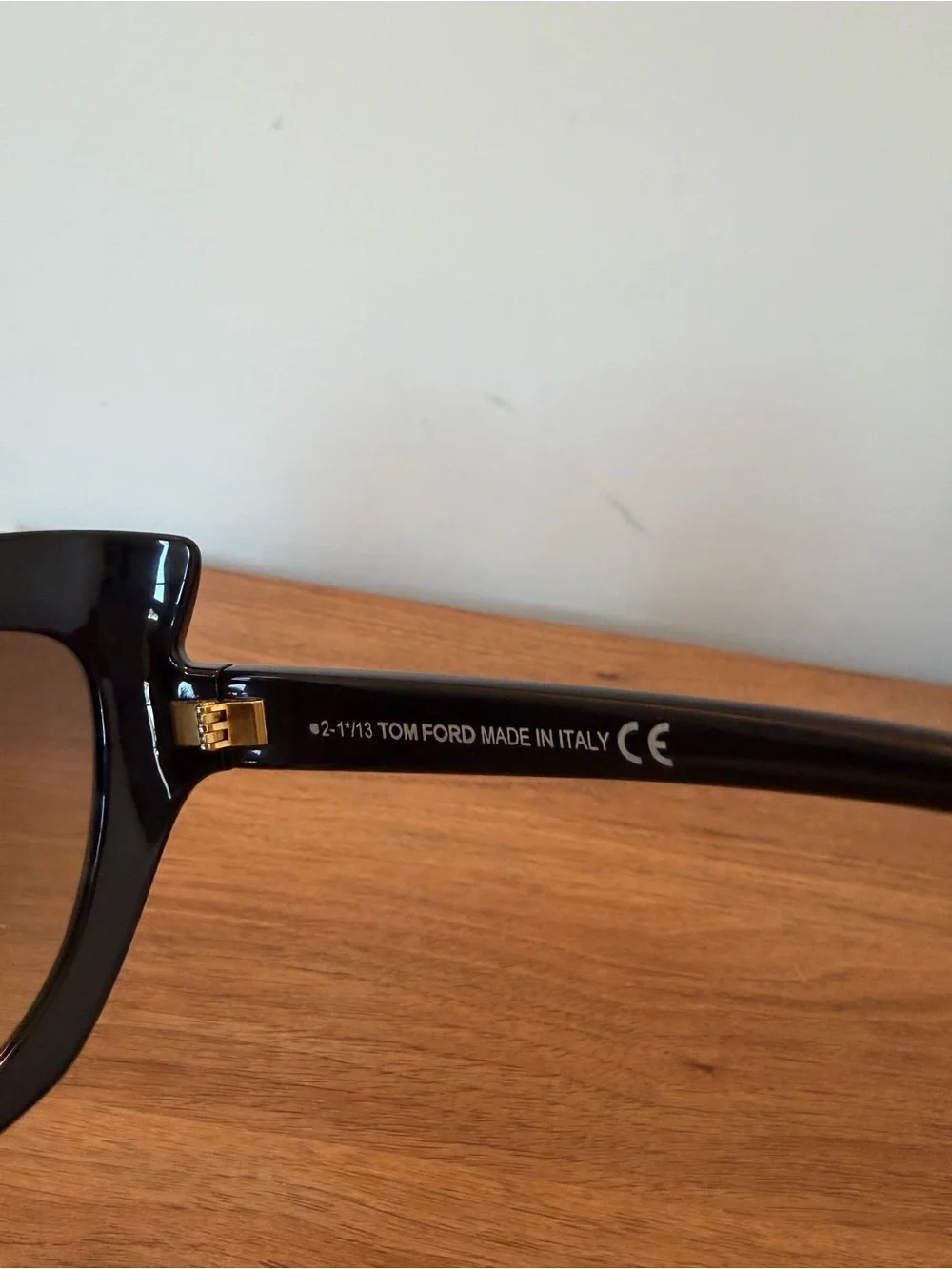 Tom Ford AUTHENTIC Black Oversized Cat-Eye Sunglasses